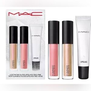 MAC COSMETICS
LOST IN THE GLOSS LIPGLASS TRIO
